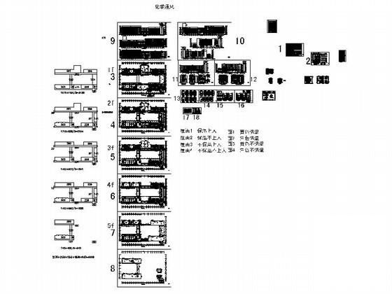 5层教学楼建筑施工CAD图纸 - 4