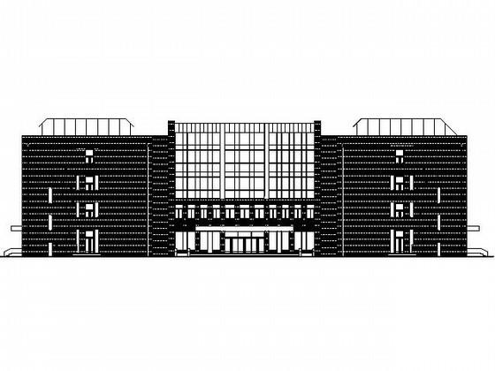 小学4层欧式教学楼建筑施工CAD图纸（效果图纸）(卫生间详图) - 1