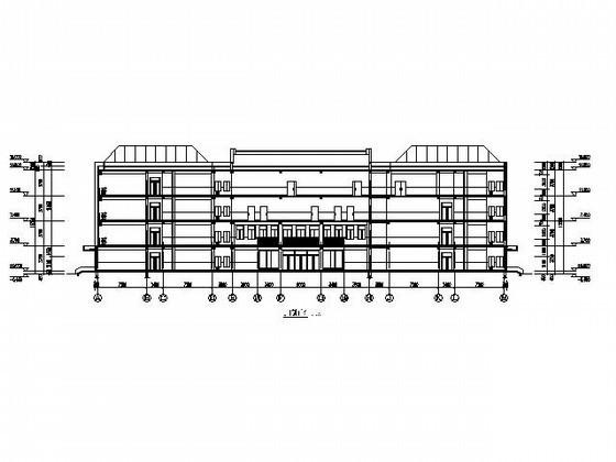 小学4层欧式教学楼建筑施工CAD图纸（效果图纸）(卫生间详图) - 2