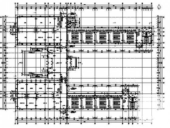 小学4层欧式教学楼建筑施工CAD图纸（效果图纸）(卫生间详图) - 3