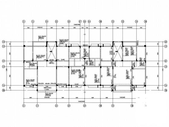 14层框剪结构住宅楼结构CAD施工图纸（桩基础） - 4