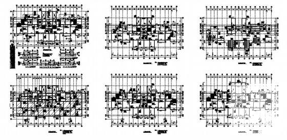 25层高层剪力墙住宅楼结构CAD施工图纸 - 4