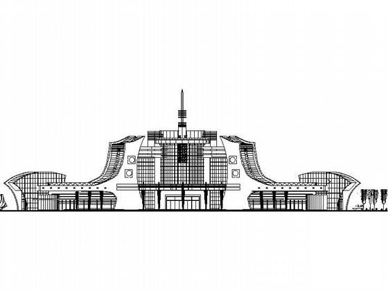 综合客运站建筑设计CAD施工图纸(平面图) - 1