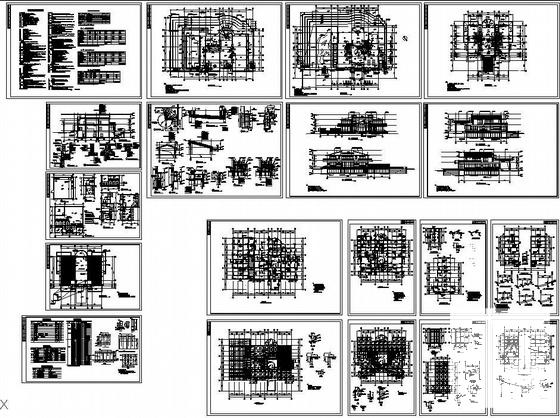 休闲别墅建筑结构CAD施工图纸 - 1