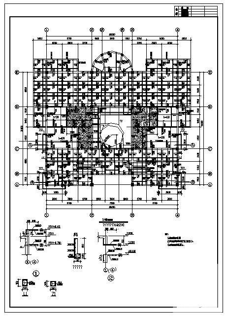 休闲别墅建筑结构CAD施工图纸 - 4