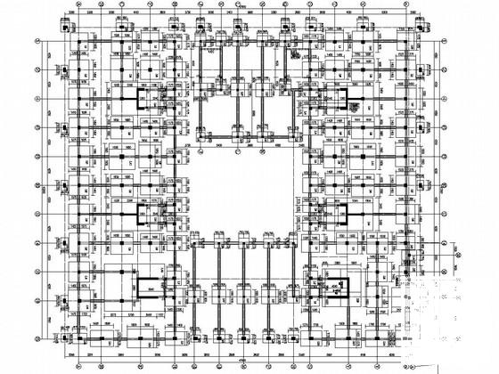 6层底框结构住宅楼结构CAD施工图纸（砖石基础独立基础） - 1