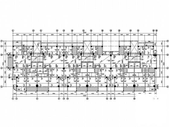 6层底框结构住宅楼结构CAD施工图纸（砖石基础独立基础） - 2
