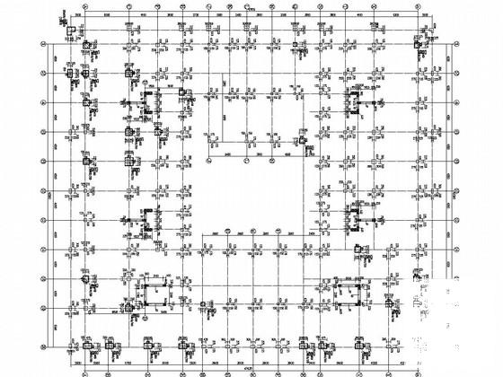 6层底框结构住宅楼结构CAD施工图纸（砖石基础独立基础） - 3