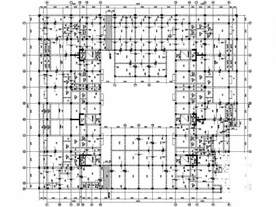 6层底框结构住宅楼结构CAD施工图纸（砖石基础独立基础） - 4