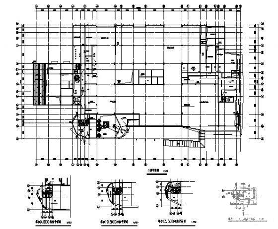 县旅游机场航站楼建筑方案设计CAD图纸 - 3