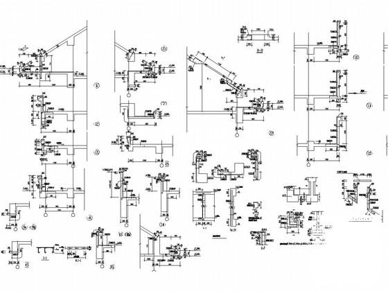 5层框架结构住宅楼结构CAD施工图纸（独立基础） - 4