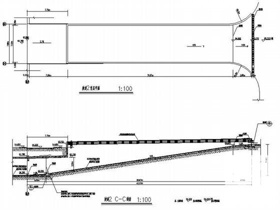 高层地下车库建筑施工图（楼梯间CAD图纸） - 1