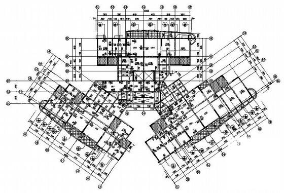 21层剪力墙住宅楼结构CAD施工图纸（7度抗震）(梁钢筋图) - 3