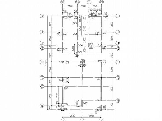 26层剪力墙结构住宅楼结构CAD施工图纸 - 1