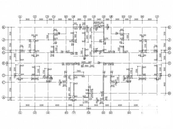 26层剪力墙结构住宅楼结构CAD施工图纸 - 2