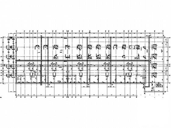 11层框剪结构综合楼结构CAD施工图纸（筏形基础） - 2