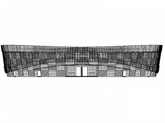 2层现代风格大型游泳馆CAD施工图纸（知名设计院）(总平面图) - 1