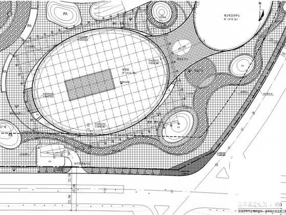 2层现代风格大型游泳馆CAD施工图纸（知名设计院）(总平面图) - 3
