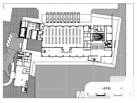 公路客运站建筑方案设计图纸（效果图纸）(混凝土框架) - 3