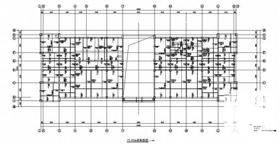 框架结构派出所建筑结构CAD施工图纸（4层独立基础） - 1