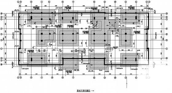 框架结构派出所建筑结构CAD施工图纸（4层独立基础） - 3