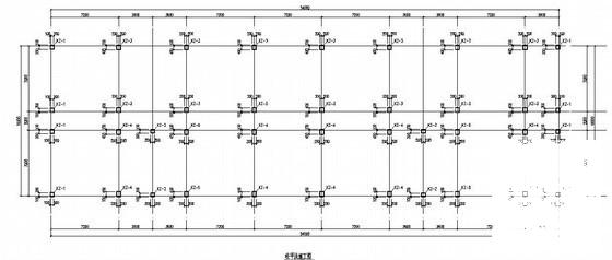 框架结构宿舍楼结构CAD施工图纸（5层独立基础） - 2