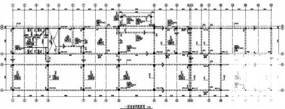 框架结构教学楼建筑结构CAD施工图纸（5层桩基础） - 2