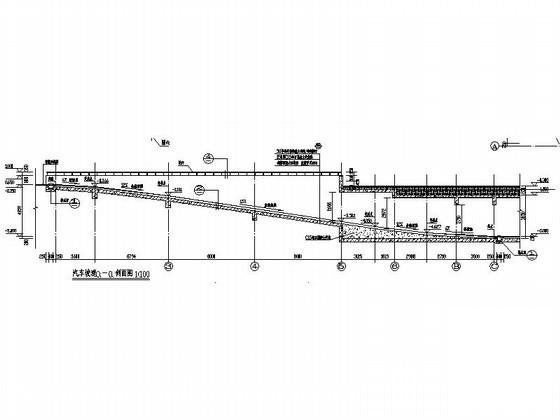 下2层停车库建筑CAD施工图纸(风井大样) - 2