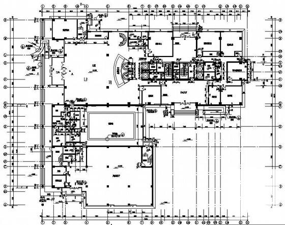 地质局16层综合楼建筑结构CAD施工图纸（条形基础独立基础） - 2