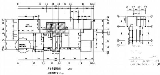 22层框架剪力墙结构住宅楼结构CAD施工图纸（桩基础） - 3