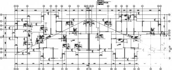 7度区剪力墙住宅结构CAD施工图纸（筏形基础）(边缘构件配筋) - 1