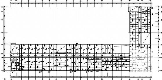 桩基础框架结构消防指挥中心结构CAD施工图纸(平面布置图) - 2