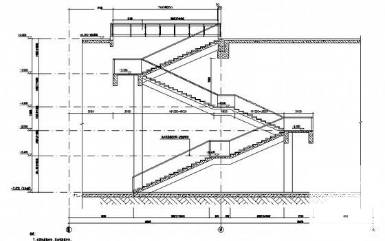 2层火车站建筑CAD施工图纸(轨道交通工程) - 3