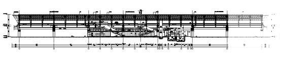 2层火车站建筑CAD施工图纸(轨道交通工程) - 4