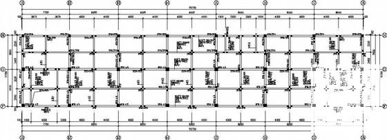 工业园区产品陈列室框架结构CAD施工图纸 - 3