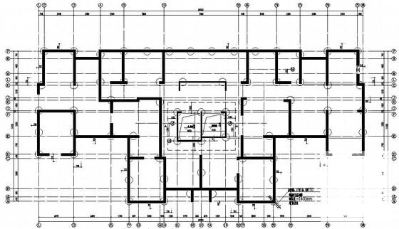 32层桩基础剪力墙住宅楼结构CAD施工图纸（7度抗震） - 3