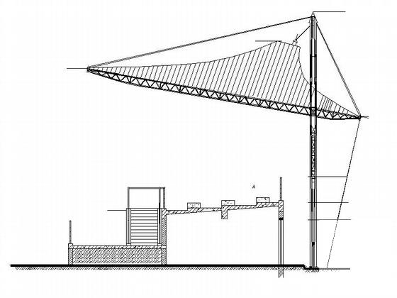 中学体育场建筑CAD施工图纸(平面布置图) - 2