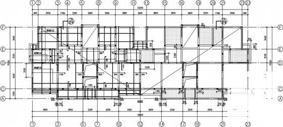 10层纯剪力墙住宅楼结构CAD施工图纸(方管桩基础)(现浇钢筋混凝土) - 3
