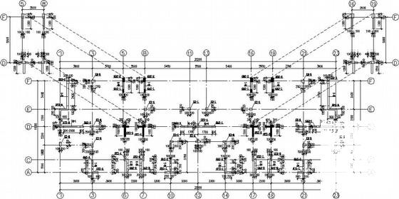 10层纯剪力墙住宅楼结构CAD施工图纸(方管桩基础)(现浇钢筋混凝土) - 4