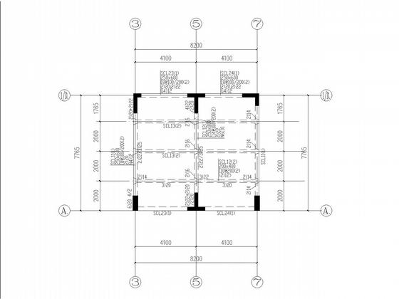 13层L型框支剪力墙住宅楼结构CAD施工图纸 - 5