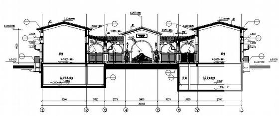 单层豪华会所建筑CAD施工图纸(卫生间详图) - 2