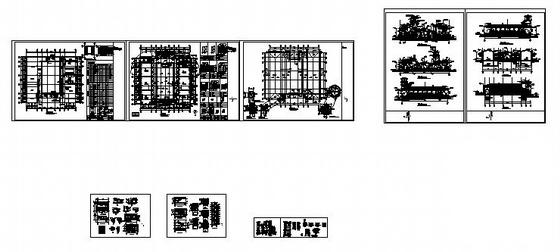 单层豪华会所建筑CAD施工图纸(卫生间详图) - 4