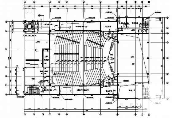 5层剧院建筑施工CAD图纸(卫生间详图) - 3