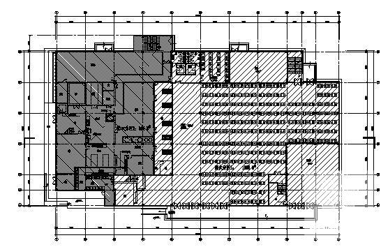 惠山学校规划区食堂建筑结构方案设计CAD图纸 - 2