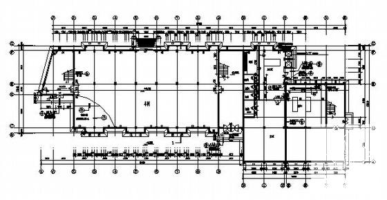 科技园区5层食堂综合楼建筑施工CAD图纸(卫生间详图) - 3