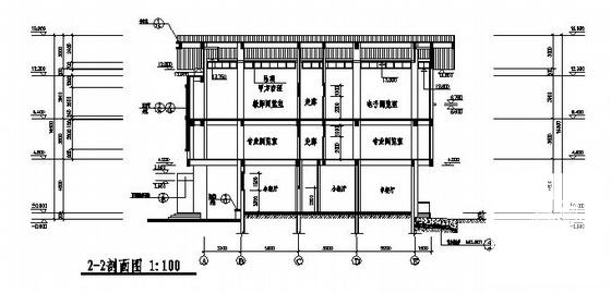 东西湖区3层综合楼建筑施工CAD图纸(卫生间详图) - 2
