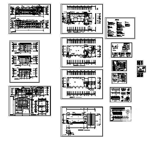 东西湖区3层综合楼建筑施工CAD图纸(卫生间详图) - 4