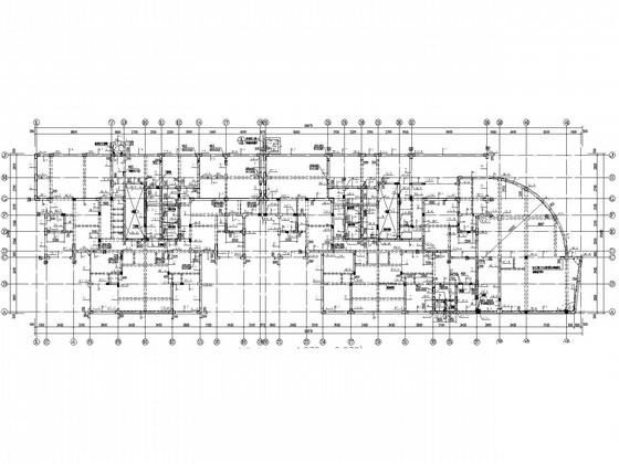 25层带地下室剪力墙商住楼结构CAD施工图纸(现浇钢筋混凝土) - 3