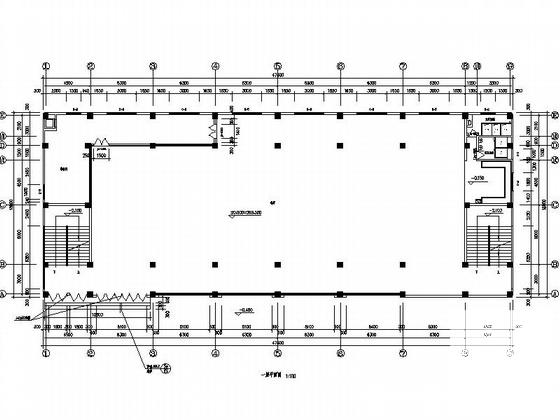 西南医院家属区3层食堂建筑扩初CAD图纸(卫生间大样图) - 3