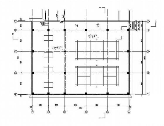 国内私人会所羽毛球馆建筑施工CAD图纸 - 3